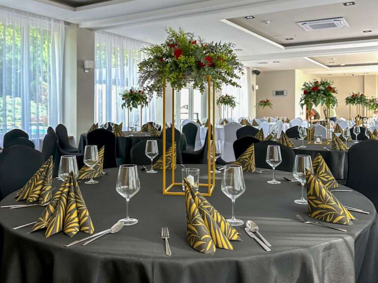 Elegancka sala na przyjęcia weselne w Gliwicach