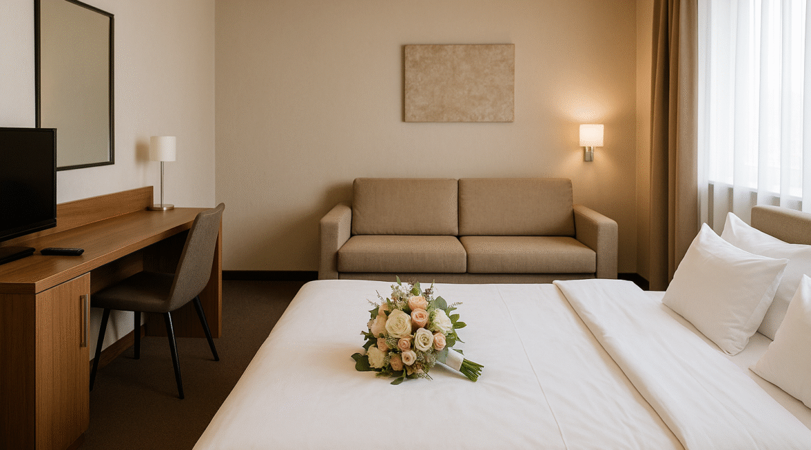 Noclegi dla gości weselnych - Wystrój pokoi hotelowych