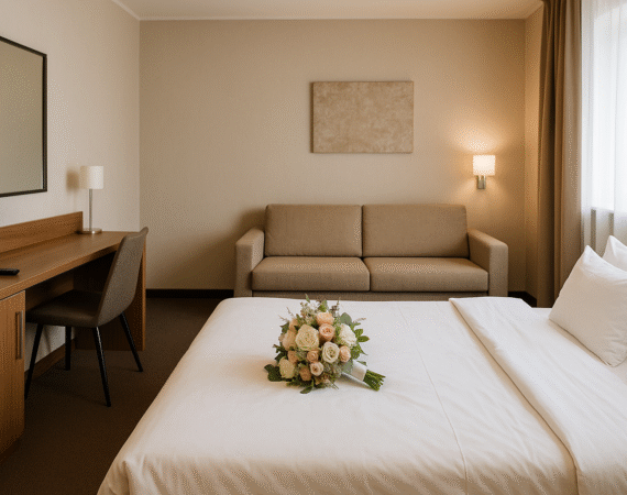 Noclegi dla gości weselnych - Wystrój pokoi hotelowych
